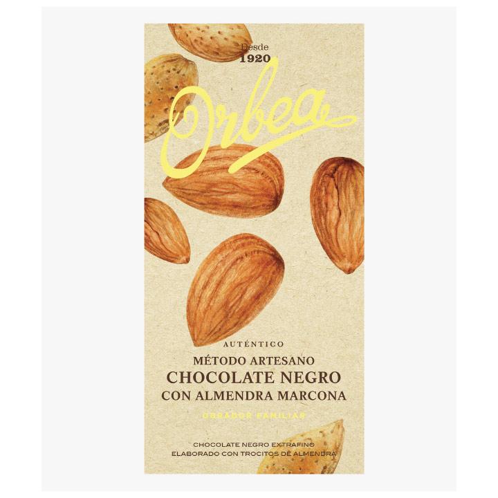 Orbea Chocolate Negro Con Almendra