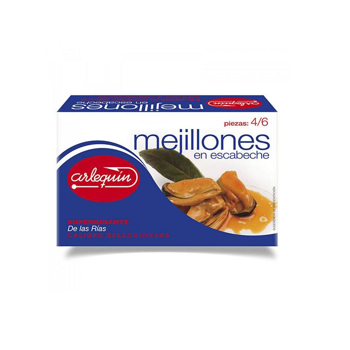 Mejillones Arlequin 4/6 Escabeche